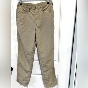 The North Face light khaki Long Hiking Pants Women's Size 8